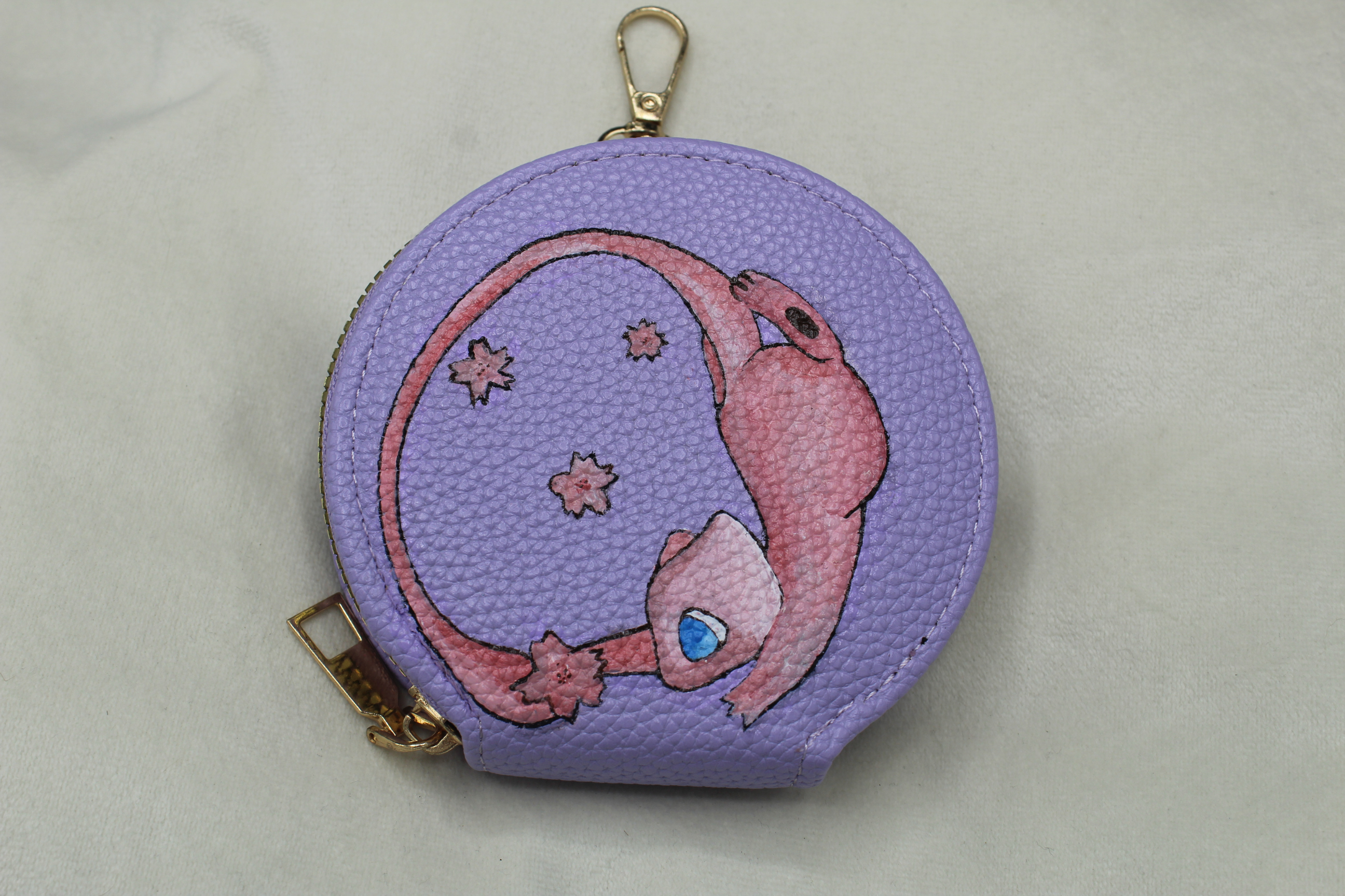 rundes Portmonee (bemalt)