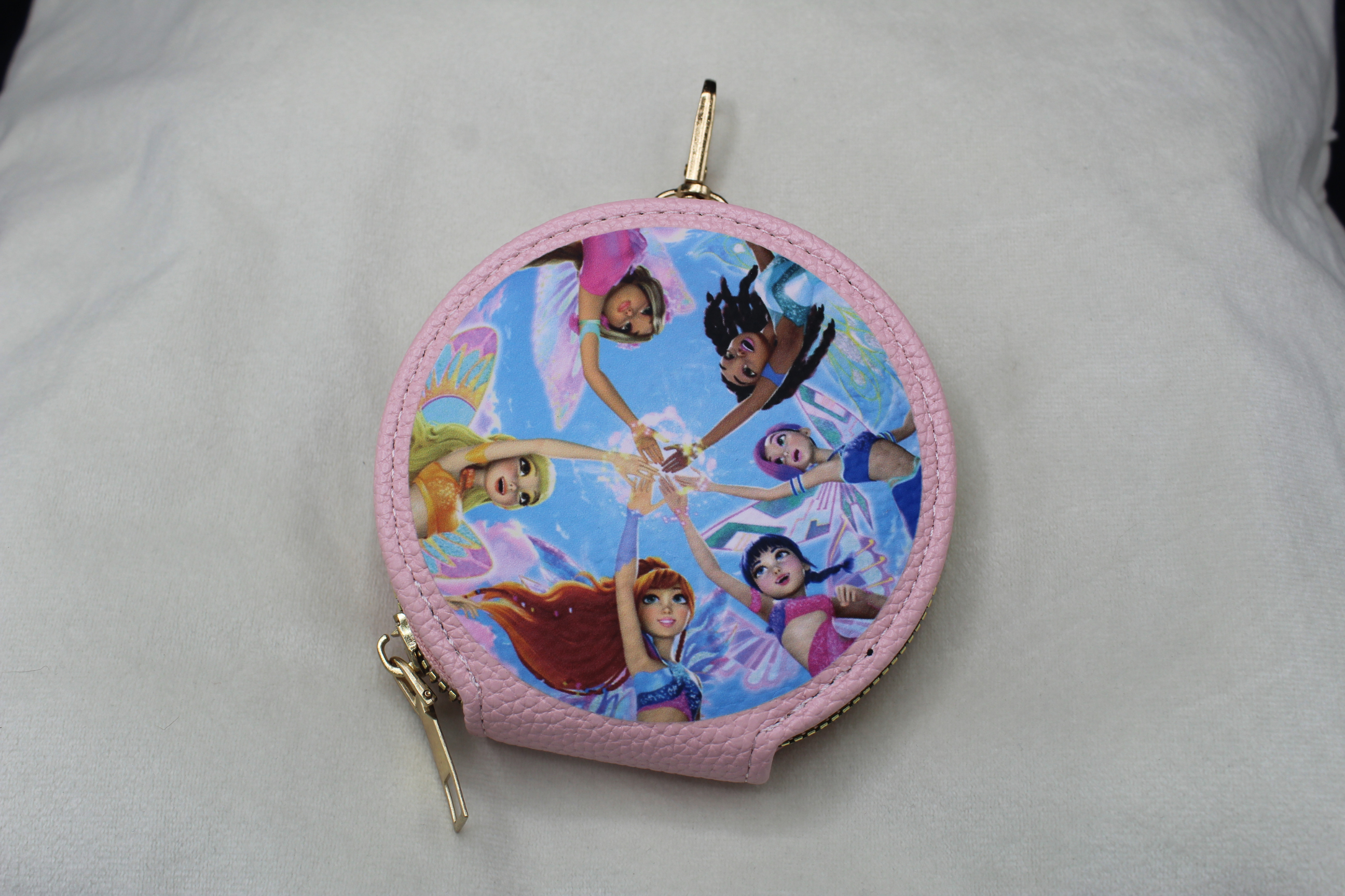 rundes Portmonee (bedruckt)