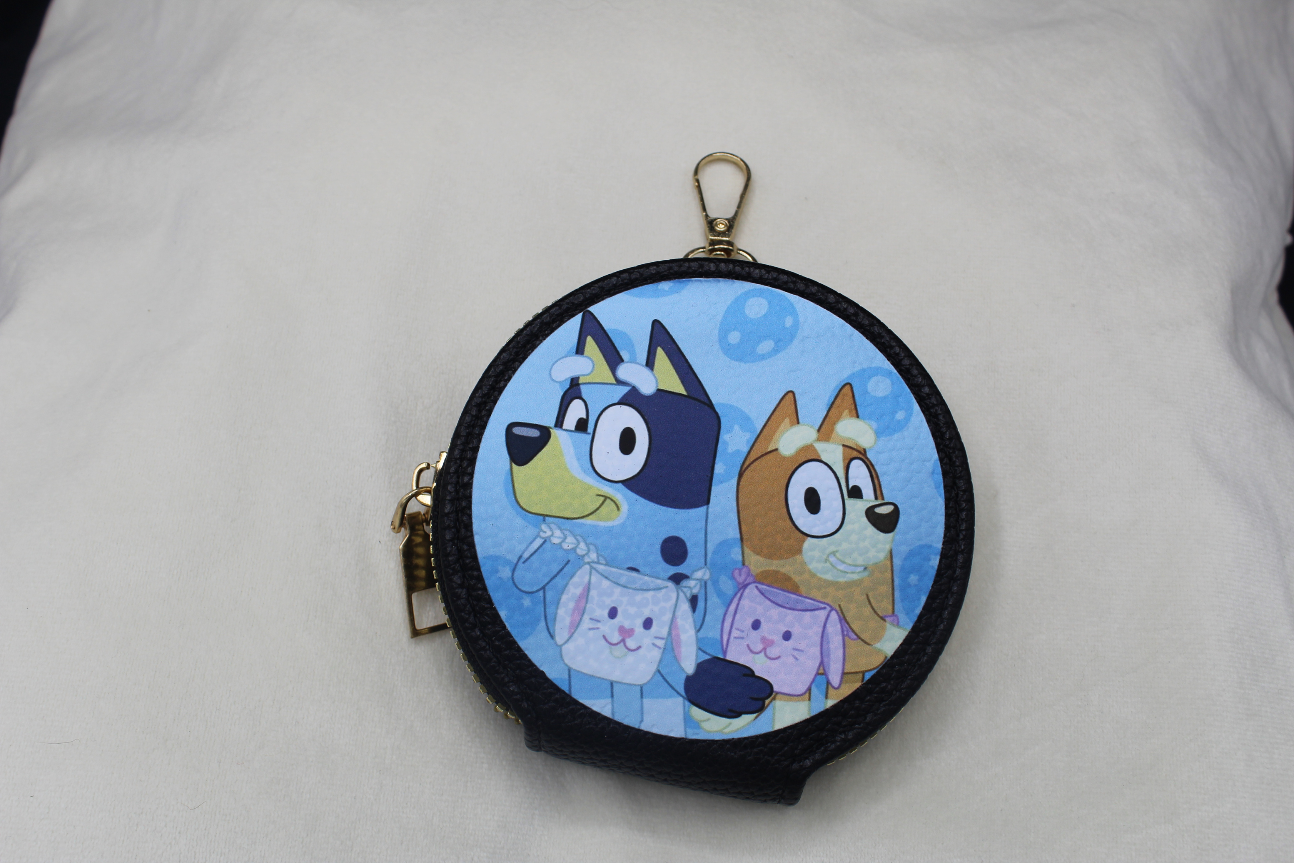 rundes Portmonee (bedruckt)