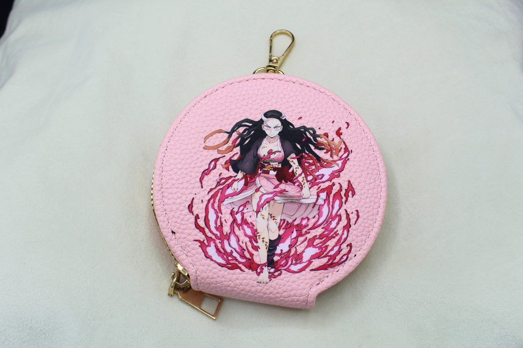 rundes Portmonee (bedruckt)