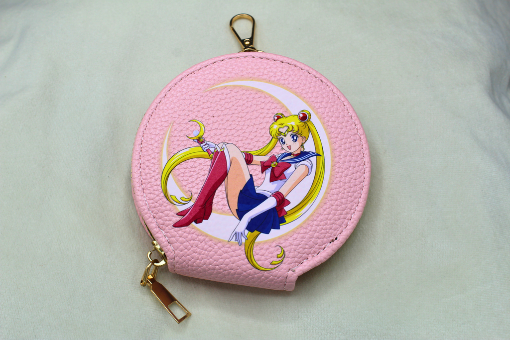 rundes Portmonee (bedruckt)