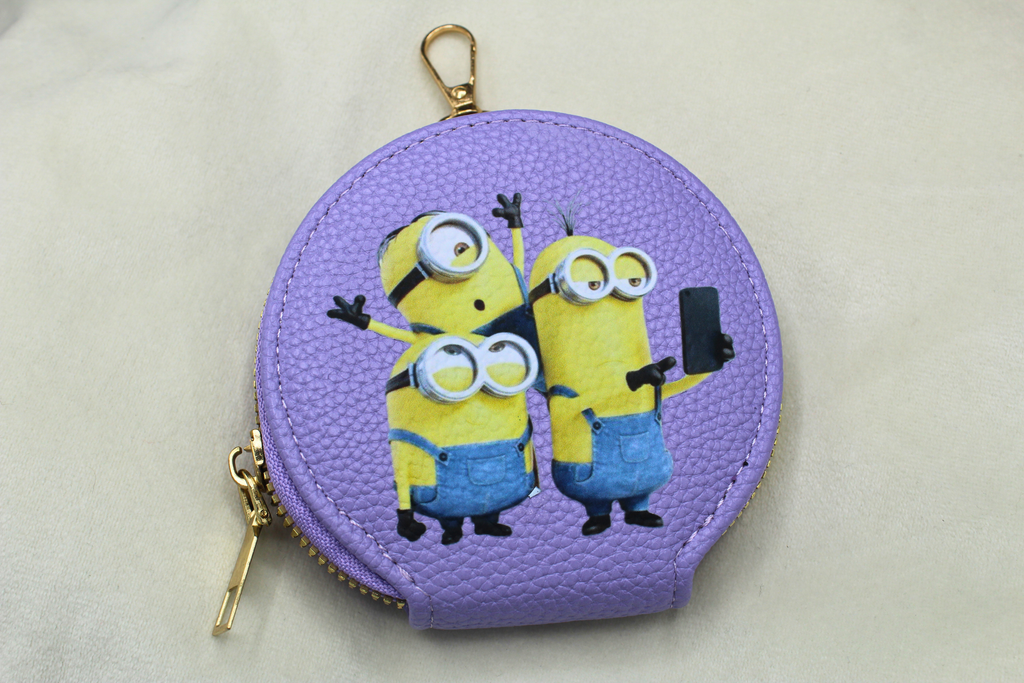 rundes Portmonee (bedruckt)