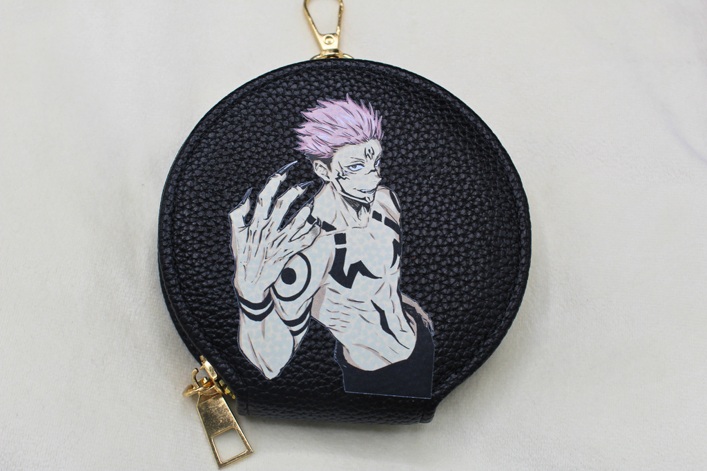 rundes Portmonee (bedruckt)