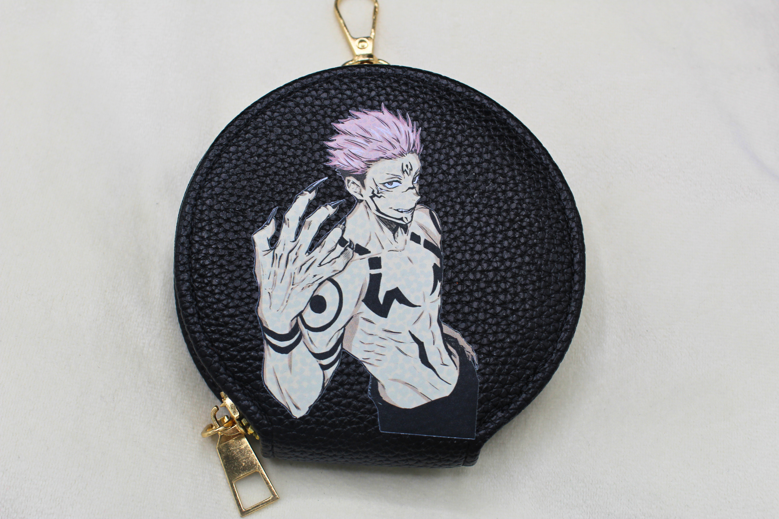 rundes Portmonee (bedruckt)