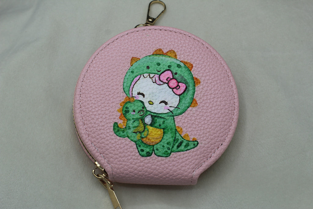 rundes Portmonee (bemalt)