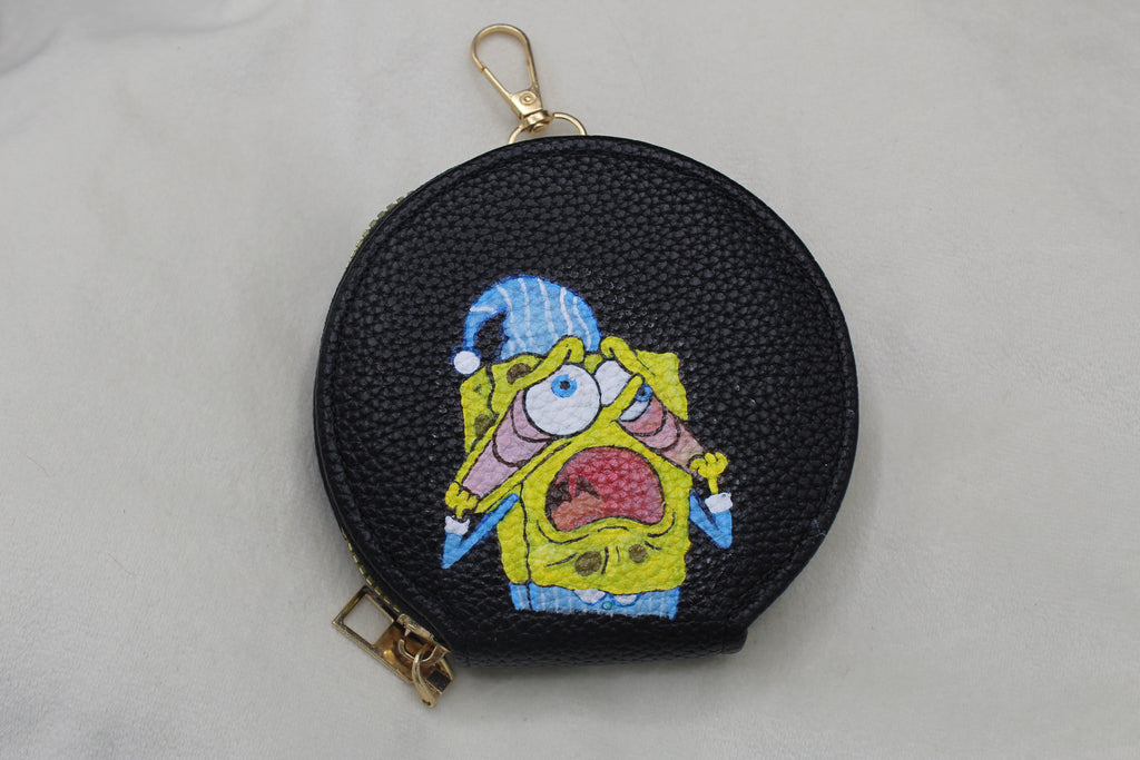 rundes Portmonee (bemalt)