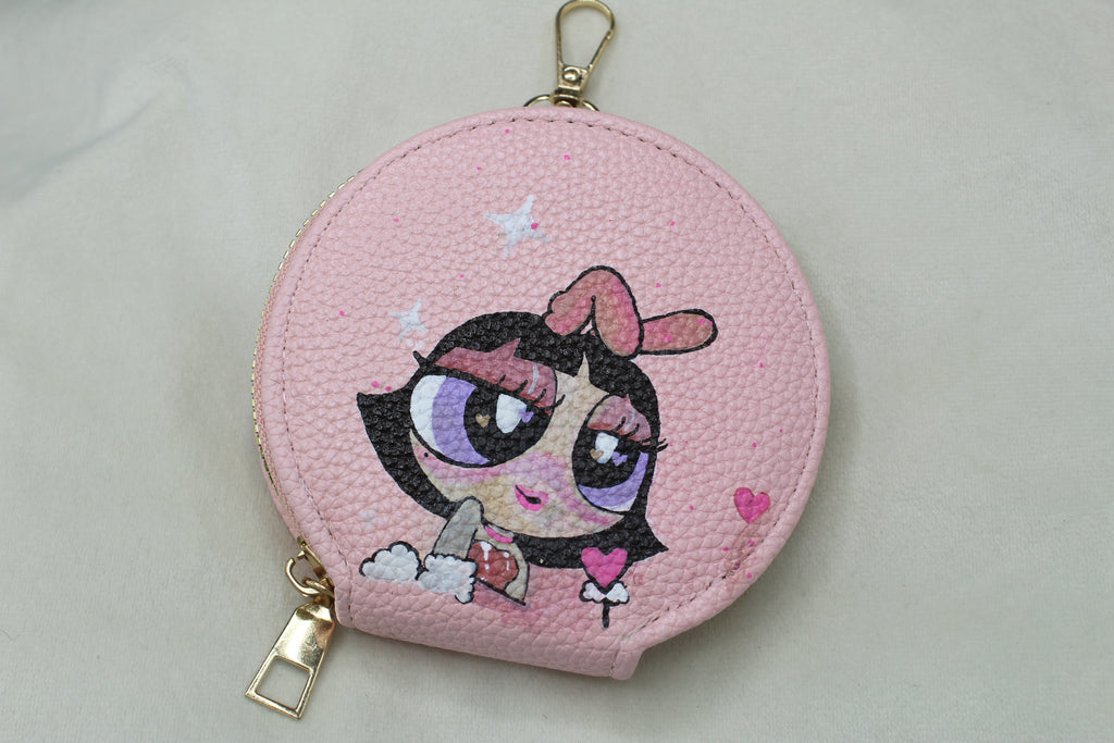 rundes Portmonee (bemalt)