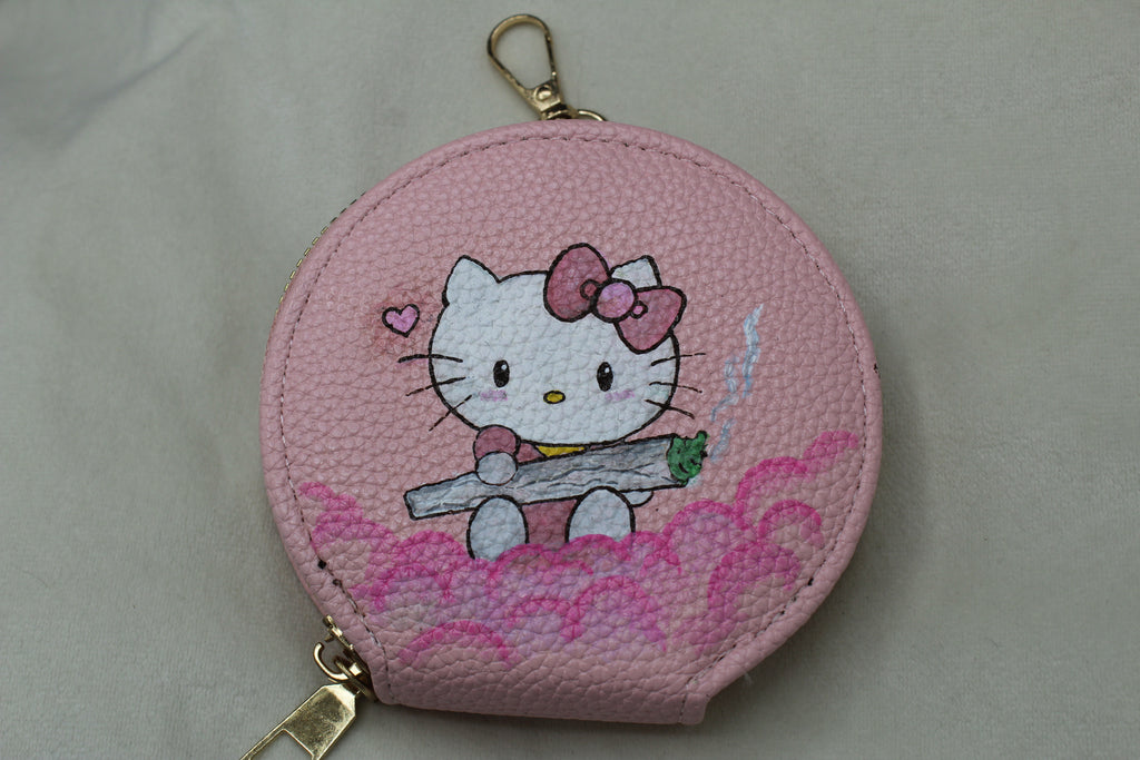 rundes Portmonee (bemalt)