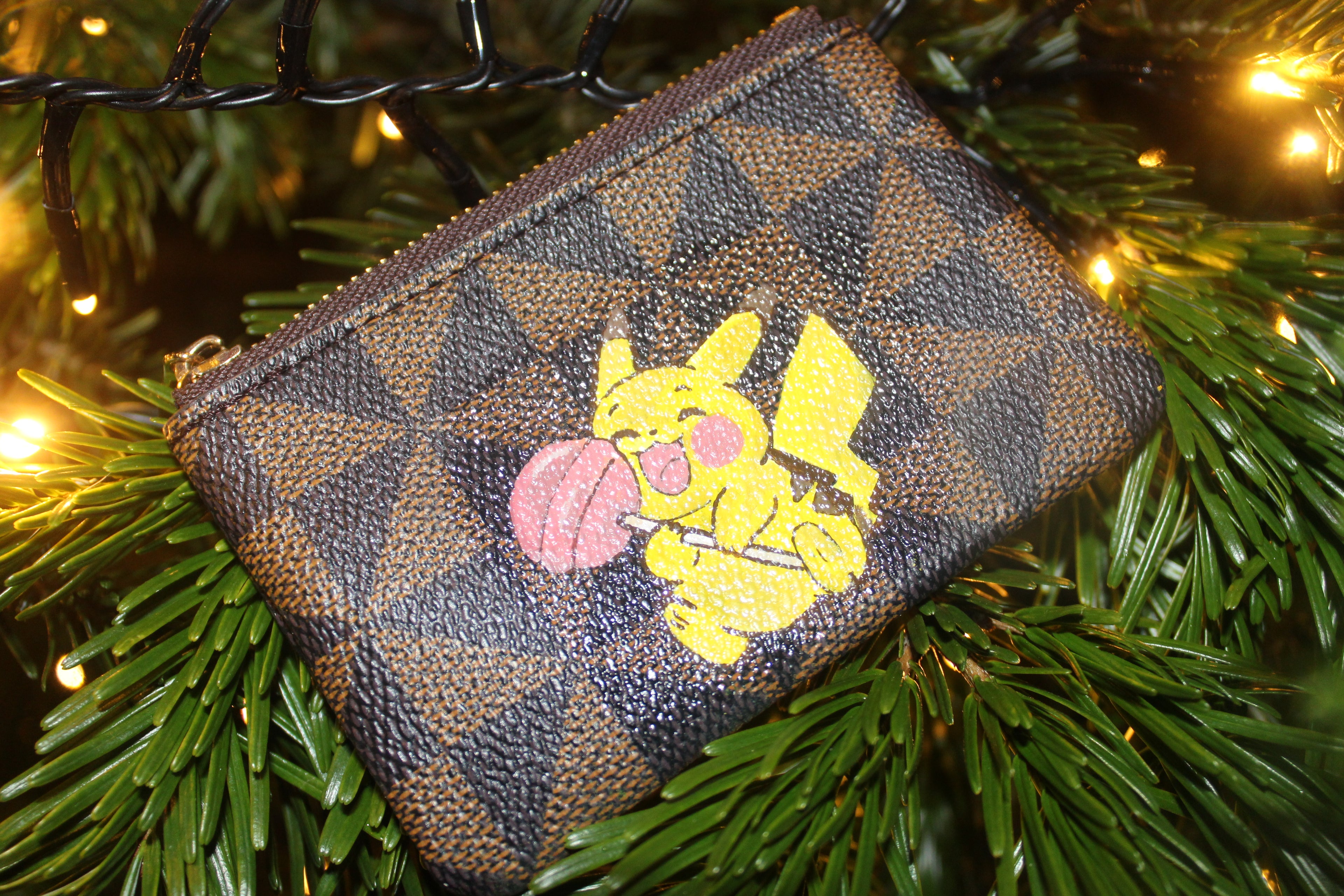 dünnes Portmonee (bemalt)