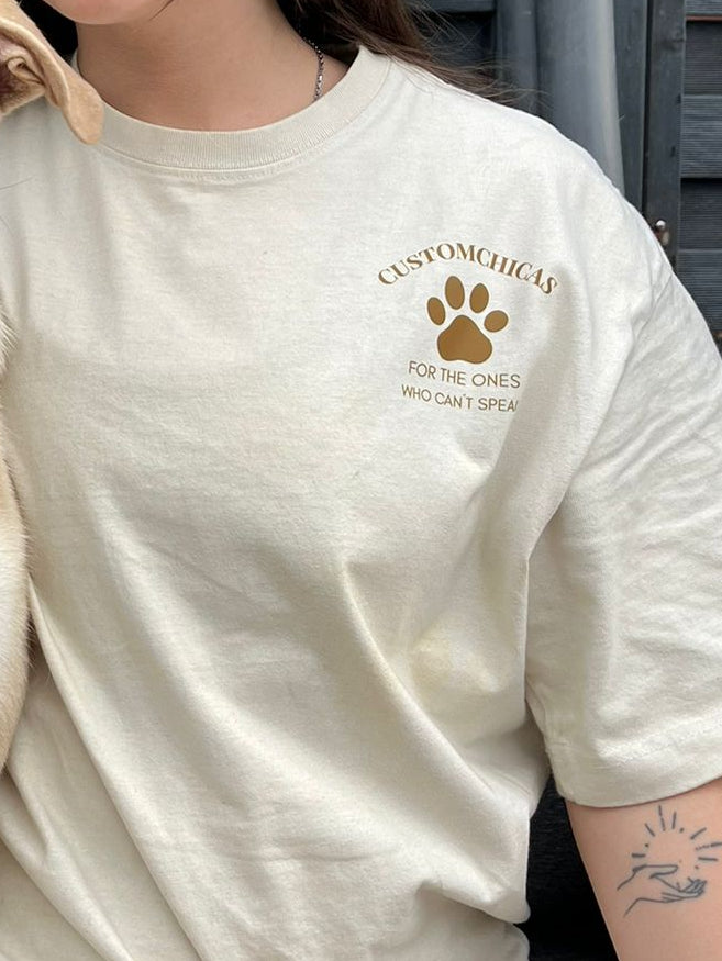 CustomChicas x Fellfreunde e.V - T-shirt